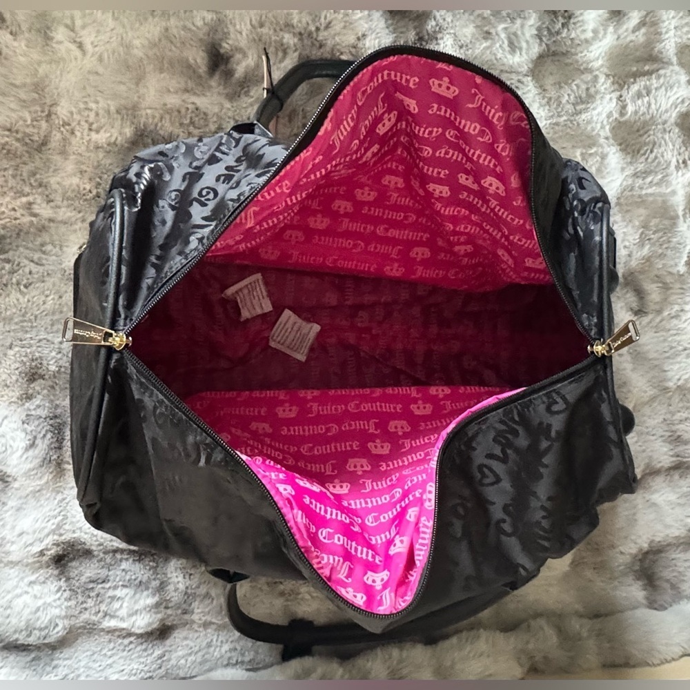 Juicy Couture Black Travel Bags Set - Picture 9 of 13